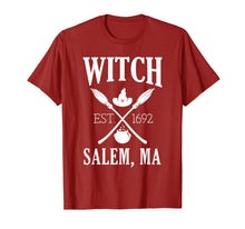 Load image into Gallery viewer, Funny Halloween Witch Salem Tshirt Broom Cauldrom Witch Hat