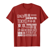 Load image into Gallery viewer, Tokyo Shibuya Akihabara Harajuku Japanese Cities T-Shirt