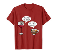 Load image into Gallery viewer, Funny Wine vs Coffee Shirt | Mom Caffeine