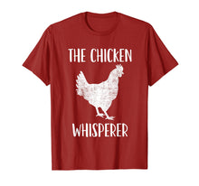 Load image into Gallery viewer, Chicken Whisperer Tshirt Gift for Chicken Farmer