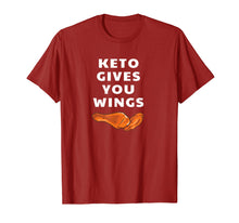 Load image into Gallery viewer, Funny Keto Shirt - Ketogenic Diet Chicken Wings T-Shirt Tee