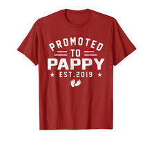 Load image into Gallery viewer, Promoted To Pappy est 2019 T-Shirt Mother's Day Gifts Men