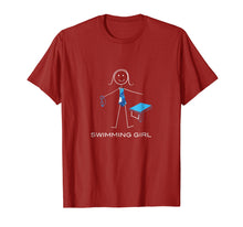 Load image into Gallery viewer, Funny Swimming T-Shirts Women, Swimmer Gifts Girls