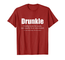 Load image into Gallery viewer, Drunk Uncle Drunkle Funny Uncle Shirt For Men