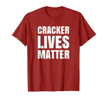 Load image into Gallery viewer, Cracker Lives Matter Funny Parody White Offensive T Shirt