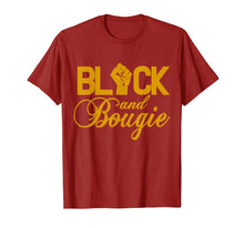 Load image into Gallery viewer, Black And Bougie T-shirt