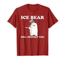 Load image into Gallery viewer, Ice Bear Will Protect You Graphic Bear Lovers Gift T-Shirt