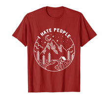 Load image into Gallery viewer, Camping I Hate People T-shirt Mountain Camping Lovers Gift