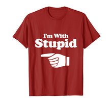 Load image into Gallery viewer, I'm With Stupid Shirt Pair, Couple, Brother Sister Funny Tee