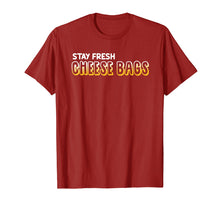 Load image into Gallery viewer, Funny Pop Culture Stay Fresh Cheese Bags Hip T-Shirt