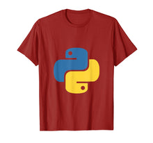 Load image into Gallery viewer, Official Python Logo for Developers T-Shirt