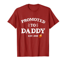Load image into Gallery viewer, Mens pregnancy announcement for dad Promoted to Daddy 2019 Tshirt T-Shirt