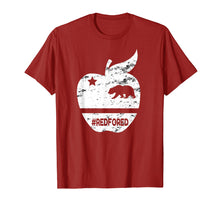 Load image into Gallery viewer, California Teacher Protest Red for Ed T Shirt RedForEd