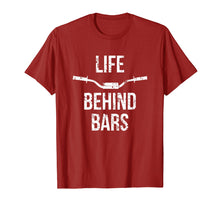 Load image into Gallery viewer, Life Behind Bars Funny Motocross Bar T-shirt