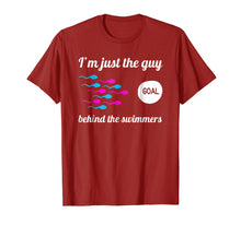 Load image into Gallery viewer, Funny Gender Reveal Shirt For Daddy, Guy Behind The Swimmers