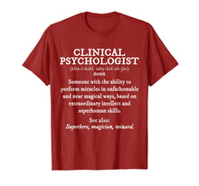 Load image into Gallery viewer, Clinical Psychologist Definition Shirt Funny