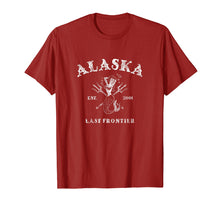 Load image into Gallery viewer, Alaska AK T-Shirt Vintage Mermaid Nautical Tee