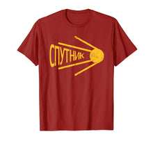 Load image into Gallery viewer, Retro Distressed Sputnik T-Shirt