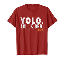 Load image into Gallery viewer, Funny Jesus Yolo T-shirt