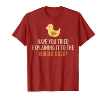 Load image into Gallery viewer, Programmer Rubber Duck Debugging T-Shirt Funny Gift Shirt