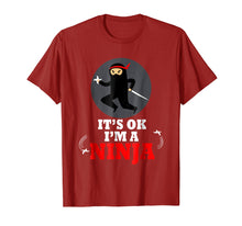 Load image into Gallery viewer, Funny Ninja Shirt for Boys and Girls - Cute Ninja Tees