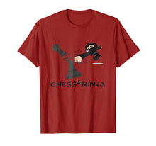 Load image into Gallery viewer, Funny ninja chess t-shirt great gift for kids and chess play