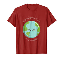 Load image into Gallery viewer, Keep The Earth Clean It's Not Uranus - Funny Recycle T-Shirt