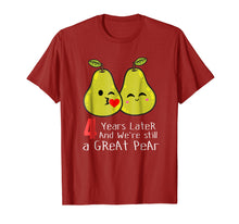 Load image into Gallery viewer, 4th Wedding Anniversary Shirt Gifts Funny Couples T-shirt
