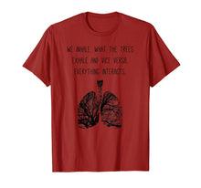 Load image into Gallery viewer, Breath Lung Forest Tree Air Photosynthesis CO2 Shirt