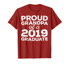 Load image into Gallery viewer, Mens Proud Grandpa Of A 2019 Graduate T-Shirt Class Graduation