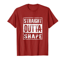 Load image into Gallery viewer, Straight Outta Shape Workout Funny - Unisex T-Shirt