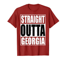 Load image into Gallery viewer, Cool Straight Outta Georgia Novelty T-shirt