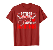 Load image into Gallery viewer, Retired School Nurses Make The Best Grandmas Tshirt