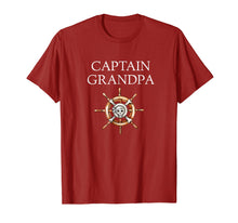 Load image into Gallery viewer, Captain Grandpa! Funny Boating & Sailing T-Shirts