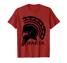 Load image into Gallery viewer, Sparta T-Shirt Spartan Helmet Ancient Greece Greek Military