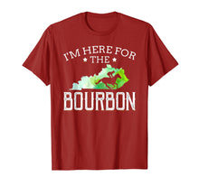 Load image into Gallery viewer, I'm Here For The Bourbon Funny Kentucky Shirt Gift