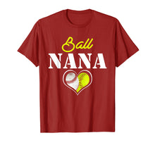 Load image into Gallery viewer, Ball Nana Softball Baseball Gift For Men Women T Shirt