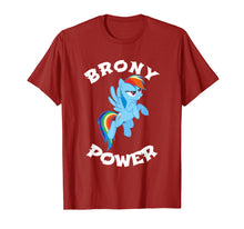 Load image into Gallery viewer, Brony Power Funny Novelty Fan T-Shirt