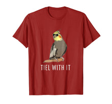 Load image into Gallery viewer, Funny Cockatiel T-Shirt Tiel With It Shirt for Kid Men Women