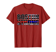 Load image into Gallery viewer, Boston Strong First Responders Flag T-Shirt