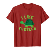 Load image into Gallery viewer, I like Turtles Tortoise Sea Animal Funny T-shirt Gift