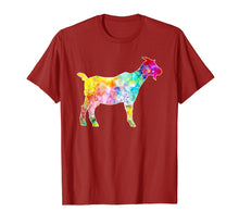 Load image into Gallery viewer, Colorful Abstract Goat shirt for women Premium T-Shirt T-Shirt