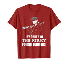 Load image into Gallery viewer, By Order Of The Peaky Fookin T Shirt Blind-ers For Men