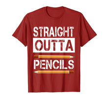 Load image into Gallery viewer, Straight outta pencils men women First day of school gift