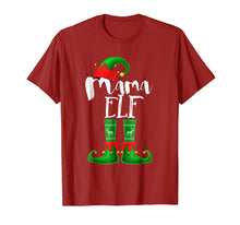Load image into Gallery viewer, Mama Elf Matching Family Christmas Pajama Shirt Gift Women