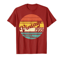 Load image into Gallery viewer, 60th Birthday Shirt Vintage 1959 Classic Funny Gift T-Shirt