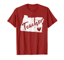 Load image into Gallery viewer, Red For Ed Oregon Teacher T Shirts, RedForEd Tee Shirt.