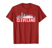 Load image into Gallery viewer, Cleveland Skyline Shirt Native American Feather
