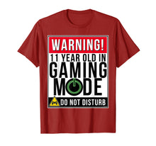 Load image into Gallery viewer, 11th Birthday T-Shirt 11 Year Old Gamer