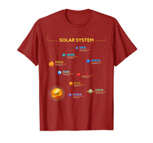 Load image into Gallery viewer, Solar System T Shirt - Awesome Gift Shirt For Space Geeks